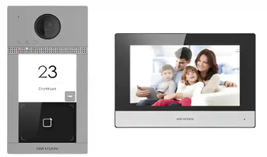 Комплект видеодомофона Hikvision DS-KIS604-P
