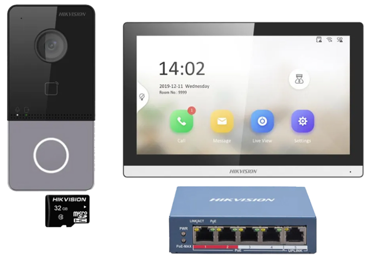 Комплект видеодомофона Hikvision DS-KIS607-S